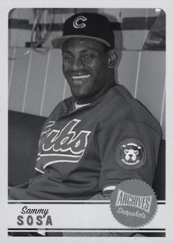 2019 Topps Archives Snapshots - Black and White #AS-SSO Sammy Sosa Front