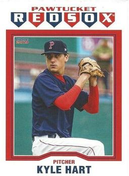 2019 Choice Pawtucket Red Sox #08 Kyle Hart Front