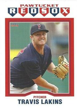 2019 Choice Pawtucket Red Sox #13 Travis Lakins Front