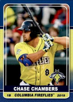 2019 Grandstand Columbia Fireflies #NNO Chase Chambers Front