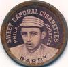 1909-12 Sweet Caporal Domino Discs (PX7) #NNO Jack Barry Front