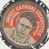 1909-12 Sweet Caporal Domino Discs (PX7) #NNO Josh Devore Front