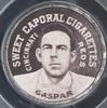 1909-12 Sweet Caporal Domino Discs (PX7) #NNO Harry Gaspar Front