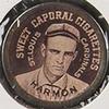 1909-12 Sweet Caporal Domino Discs (PX7) #NNO Bob Harmon Front