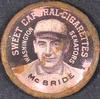 1909-12 Sweet Caporal Domino Discs (PX7) #NNO George McBride Front