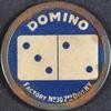 1909-12 Sweet Caporal Domino Discs (PX7) #NNO Clyde Milan Back