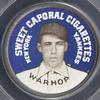 1909-12 Sweet Caporal Domino Discs (PX7) #NNO Jack Warhop Front