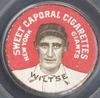 1909-12 Sweet Caporal Domino Discs (PX7) #NNO Hooks Wiltse Front
