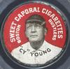 1909-12 Sweet Caporal Domino Discs (PX7) #NNO Cy Young Front
