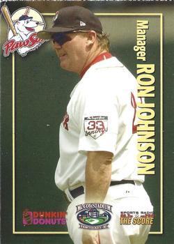 2006 Dunkin' Donuts NESN Pawtucket Red Sox #NNO Ron Johnson Front