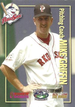 2006 Dunkin' Donuts NESN Pawtucket Red Sox #NNO Mike Griffin Front