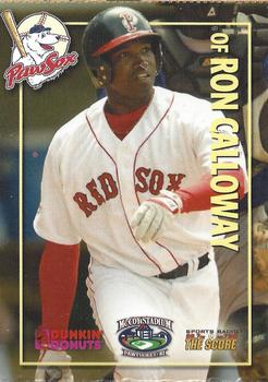 2006 Dunkin' Donuts NESN Pawtucket Red Sox #NNO Ron Calloway Front