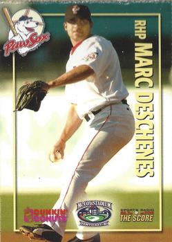 2006 Dunkin' Donuts NESN Pawtucket Red Sox #NNO Marc Deschenes Front