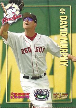 2006 Dunkin' Donuts NESN Pawtucket Red Sox #NNO David Murphy Front