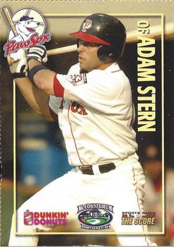 2006 Dunkin' Donuts NESN Pawtucket Red Sox #NNO Adam Stern Front