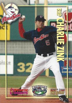 2006 Dunkin' Donuts NESN Pawtucket Red Sox #NNO Charlie Zink Front