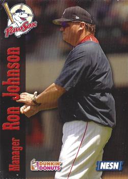 2007 Dunkin' Donuts NESN Pawtucket Red Sox #NNO Ron Johnson Front