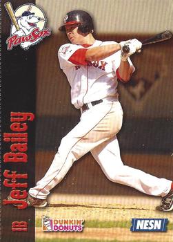 2007 Dunkin' Donuts NESN Pawtucket Red Sox #NNO Jeff Bailey Front