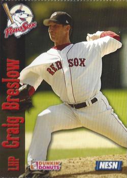 2007 Dunkin' Donuts NESN Pawtucket Red Sox #NNO Craig Breslow Front