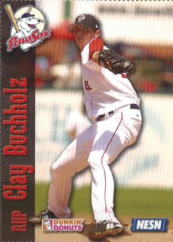 2007 Dunkin' Donuts NESN Pawtucket Red Sox #NNO Clay Buchholz Front