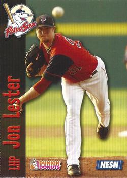 2007 Dunkin' Donuts NESN Pawtucket Red Sox #NNO Jon Lester Front