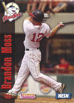 2007 Dunkin' Donuts NESN Pawtucket Red Sox #NNO Brandon Moss Front