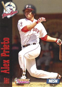 2007 Dunkin' Donuts NESN Pawtucket Red Sox #NNO Alex Prieto Front