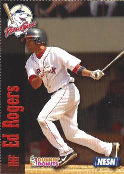 2007 Dunkin' Donuts NESN Pawtucket Red Sox #NNO Ed Rogers Front