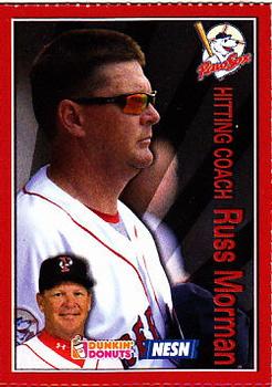 2009 Dunkin' Donuts NESN Pawtucket Red Sox #NNO Russ Morman Front