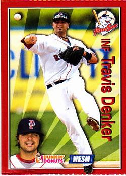 2009 Dunkin' Donuts NESN Pawtucket Red Sox #NNO Travis Denker Front