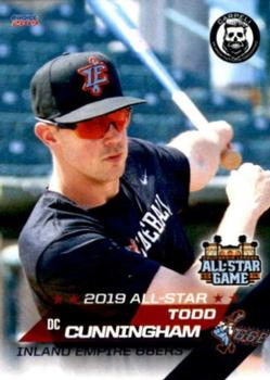 2019 Choice California League All-Star Game #3 Todd Cunningham Front