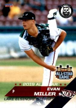 2019 Choice California League All-Star Game #24 Evan Miller Front