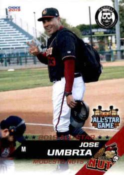 2019 Choice California League All-Star Game #42 Jose Umbria Front
