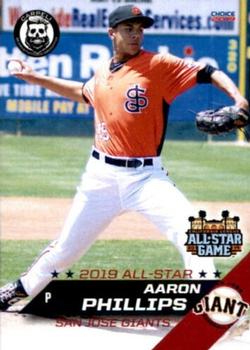 2019 Choice California League All-Star Game #43 Aaron Phillips Front