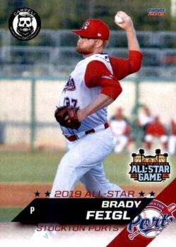 2019 Choice California League All-Star Game #48 Brady Feigl Front