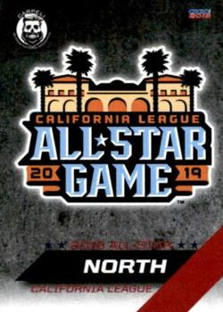 2019 Choice California League All-Star Game #NNO North Checklist Front
