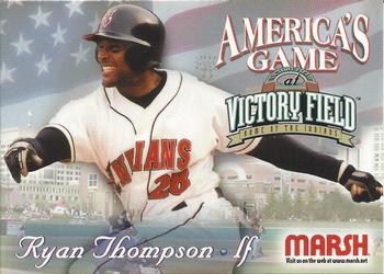 2002 Choice Marsh America's Game Indianapolis Indians #4 Ryan Thompson Front