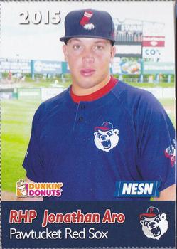 2015 Dunkin' Donuts NESN Pawtucket Red Sox #NNO Jonathan Aro Front