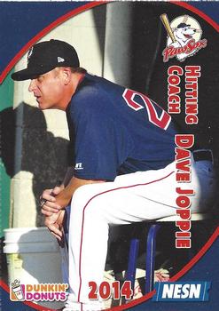 2014 Dunkin' Donuts NESN Pawtucket Red Sox #NNO Dave Joppie Front