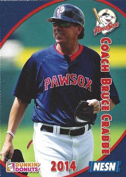 2014 Dunkin' Donuts NESN Pawtucket Red Sox #NNO Bruce Crabbe Front