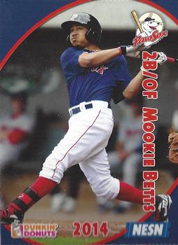 2014 Dunkin' Donuts NESN Pawtucket Red Sox #NNO Mookie Betts Front