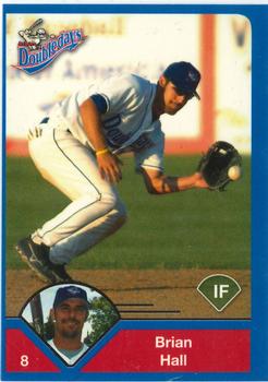2007 Jim Sheets Fingerlakes Variety and Sports Auburn Doubledays #NNO Brian Hall Front