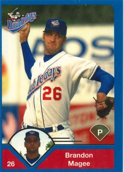 2007 Jim Sheets Fingerlakes Variety and Sports Auburn Doubledays #NNO Brandon Magee Front