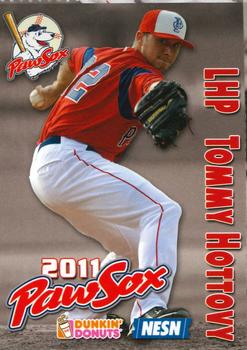 2011 Dunkin' Donuts NESN Pawtucket Red Sox #NNO Tommy Hottovy Front