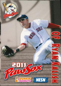 2011 Dunkin' Donuts NESN Pawtucket Red Sox #NNO Ryan Kalish Front