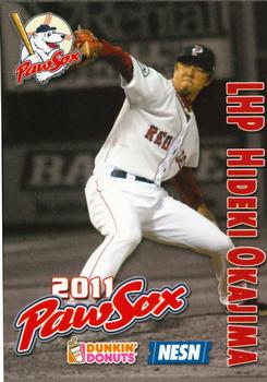2011 Dunkin' Donuts NESN Pawtucket Red Sox #NNO Hideki Okajima Front