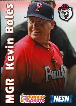 2017 Dunkin' Donuts NESN Pawtucket Red Sox #NNO Kevin Boles Front