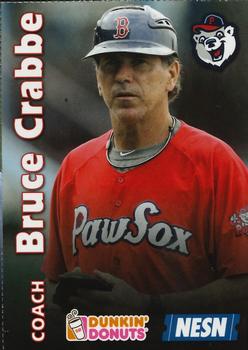 2017 Dunkin' Donuts NESN Pawtucket Red Sox #NNO Bruce Crabbe Front
