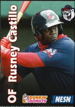2017 Dunkin' Donuts NESN Pawtucket Red Sox #NNO Rusney Castillo Front