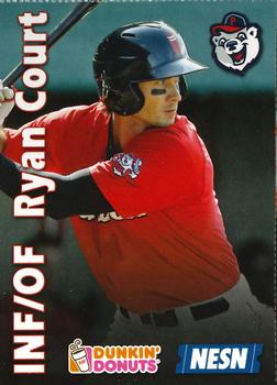 2017 Dunkin' Donuts NESN Pawtucket Red Sox #NNO Ryan Court Front